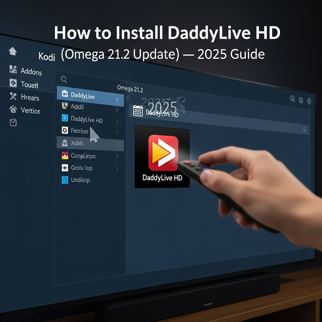 How to Install DaddyLive HD Kodi Addon (Omega 21.2 Update) - 2025 Guide