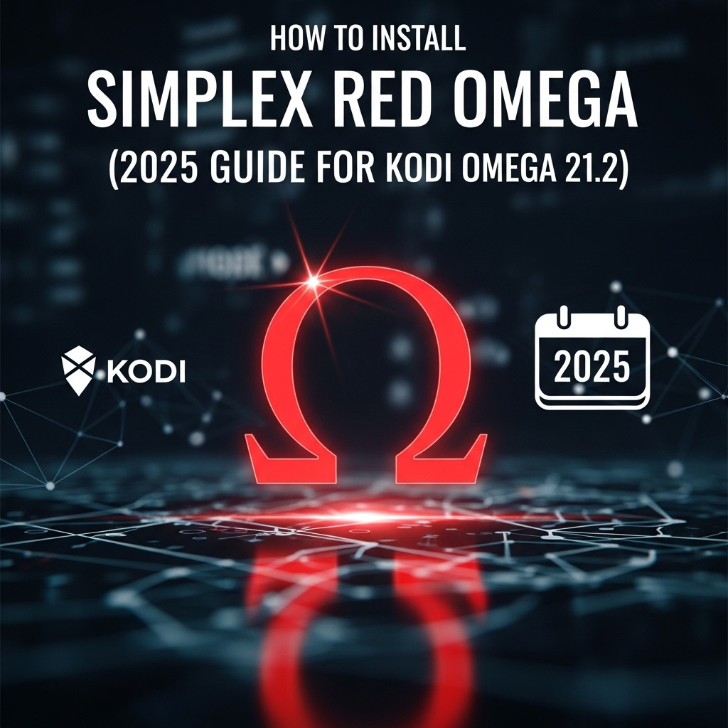How to Install Simplex Red Omega Kodi Addon (2025 Guide for Kodi Omega 21.2)
